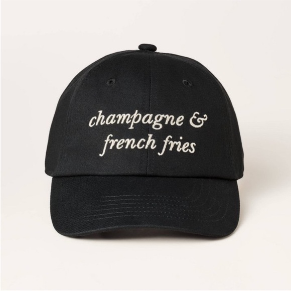 kate spade Accessories - Kate Spade x Target Champagne & Fries Baseball Hat
